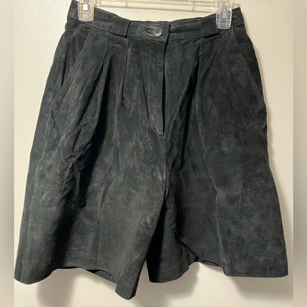 Elegant High Waist Black Shorts for Women